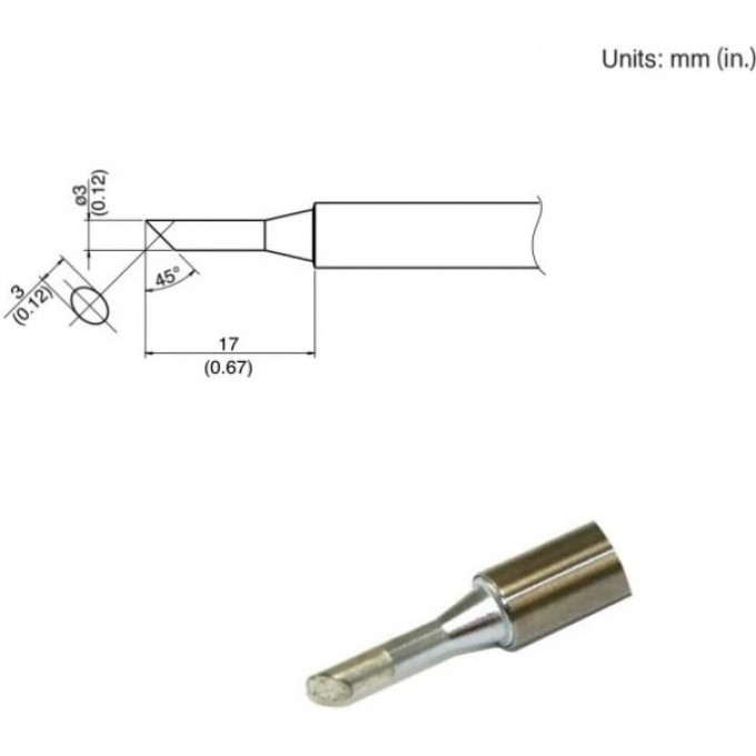 Наконечник HAKKO для HAKKO DASH FX-650 T34-C3
