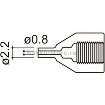 Наконечник HAKKO A1497 для НАККО 815, 816, d=0,8