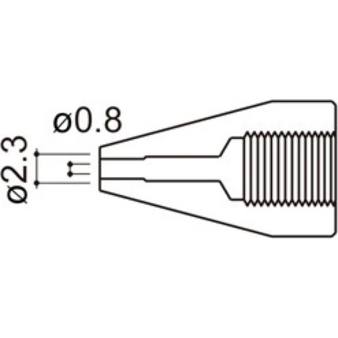 Наконечник HAKKO для НАККО 815, 816, d=0,8 A1498