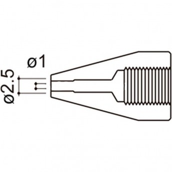 Наконечник HAKKO A1500 для НАККО 815, 816, d=1