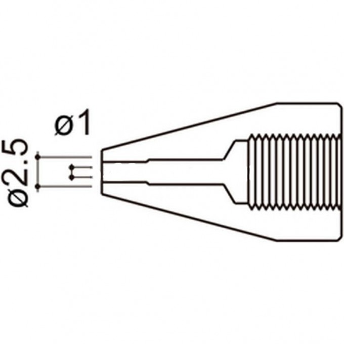 Наконечник HAKKO для НАККО 815, 816, d=1 A1500