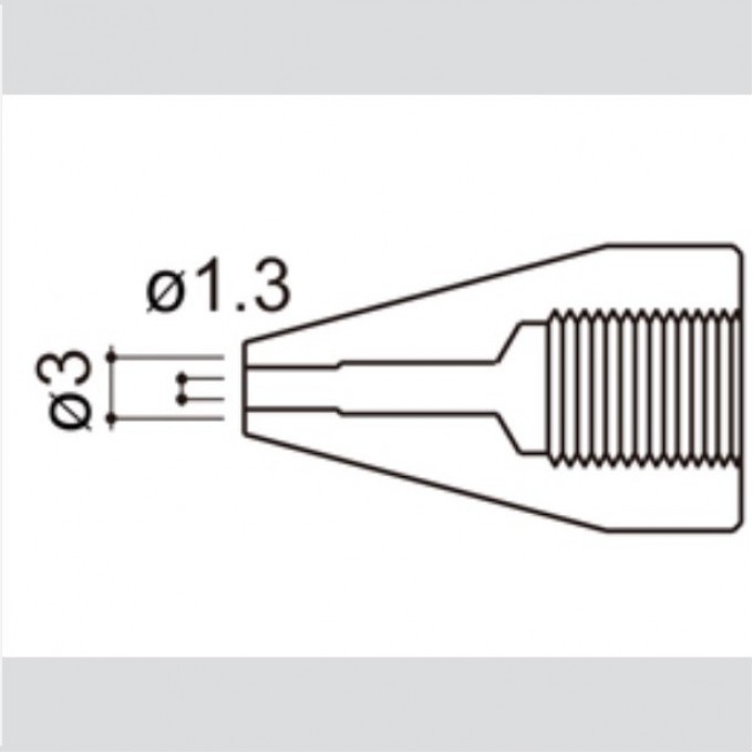 Наконечник HAKKO для НАККО 815, 816, d=1,3 A1501