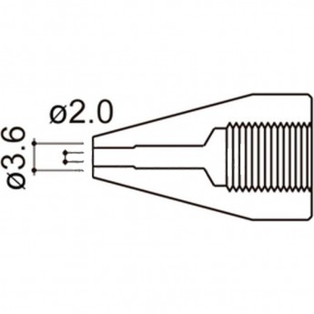 Наконечник HAKKO A1503 для НАККО 815, 816, d=2