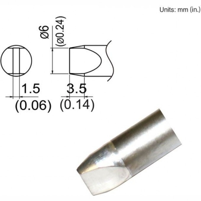 Наконечник HAKKO для станции FX-801 T33-SSD6
