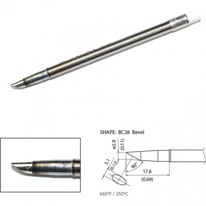 Наконечник HAKKO для станций FX-100 (350℃) T31-03BC28