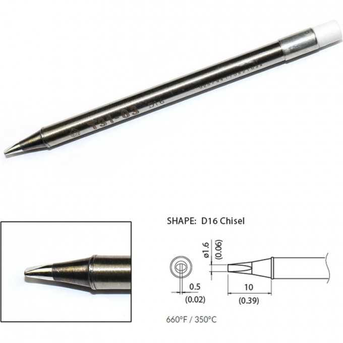 Наконечник HAKKO для станций FX-100 (350℃) T31-03D16