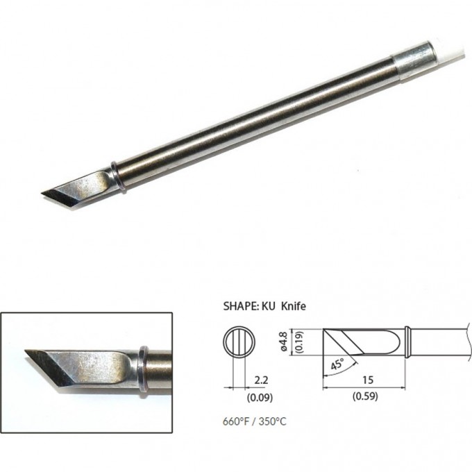 Наконечник HAKKO для станций FX-100 (350℃) T31-03KU