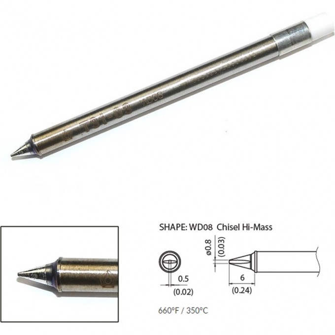 Наконечник HAKKO для станций FX-100 (350℃) T31-03WD08