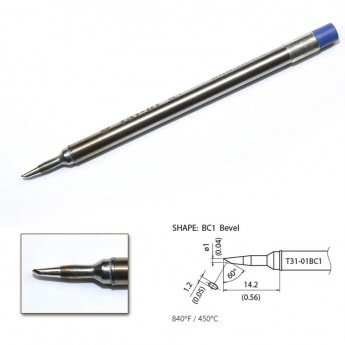 Наконечник HAKKO T31-01BC1 для станций FX-100 (450℃)