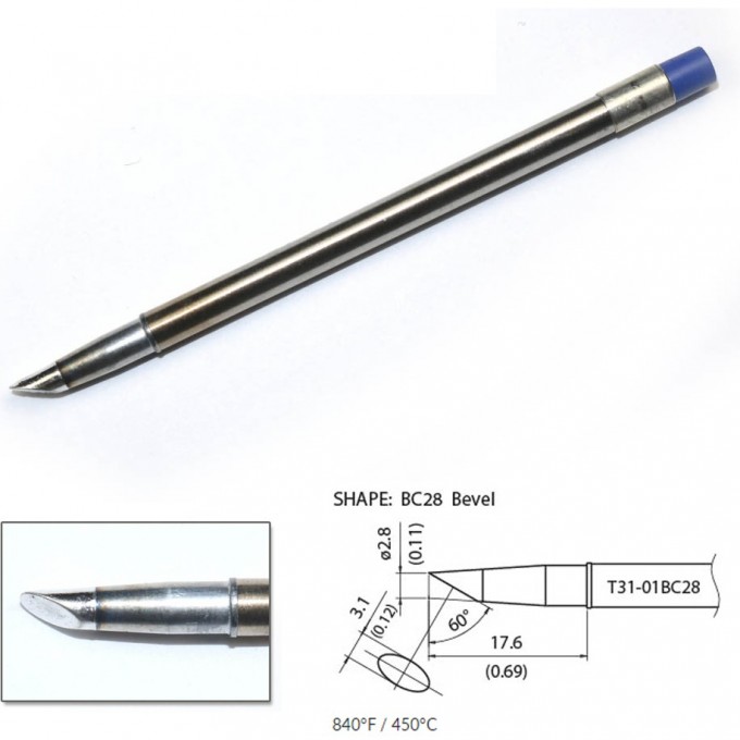 Наконечник HAKKO для станций FX-100 (450℃) T31-01BC28