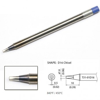 Наконечник HAKKO T31-01D16 для станций FX-100 (450℃)