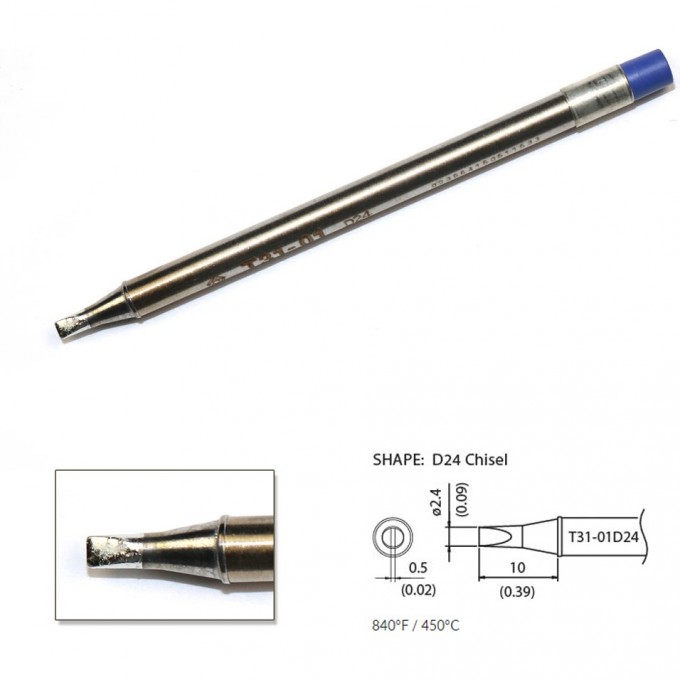 Наконечник HAKKO для станций FX-100 (450℃) T31-01D24