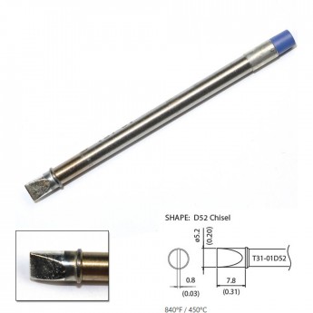 Наконечник HAKKO T31-01D52 для станций FX-100 (450℃)