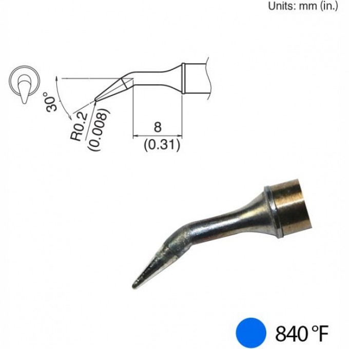 Наконечник HAKKO для станций FX-100 (450℃) T31-01JL02