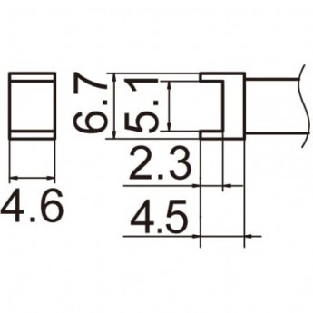 Наконечник HAKKO T12-1001