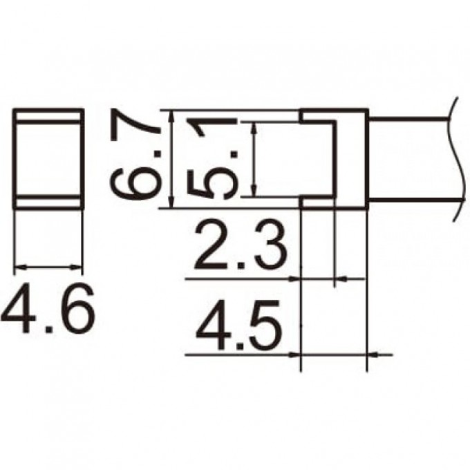Наконечник HAKKO T12-1001