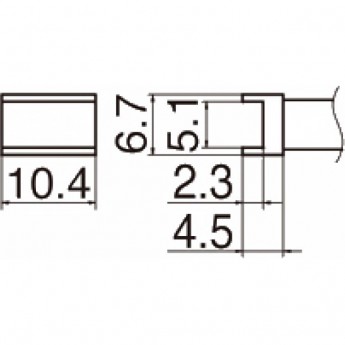 Наконечник HAKKO T12-1002