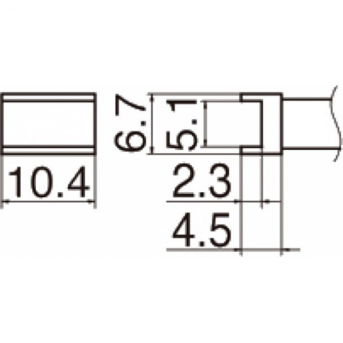 Наконечник HAKKO T12-1002
