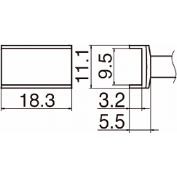 Наконечник HAKKO T12-1003