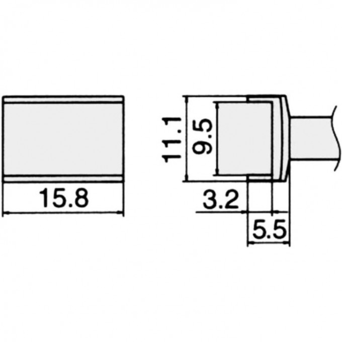 Наконечник HAKKO T12-1004