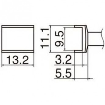 Наконечник HAKKO T12-1005