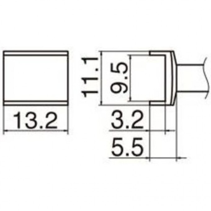 Наконечник HAKKO T12-1005
