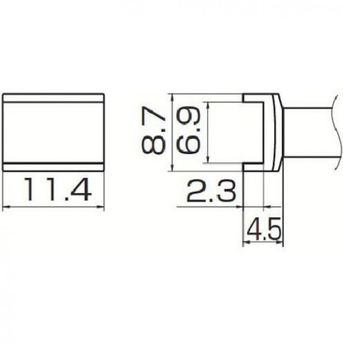Наконечник HAKKO T12-1006
