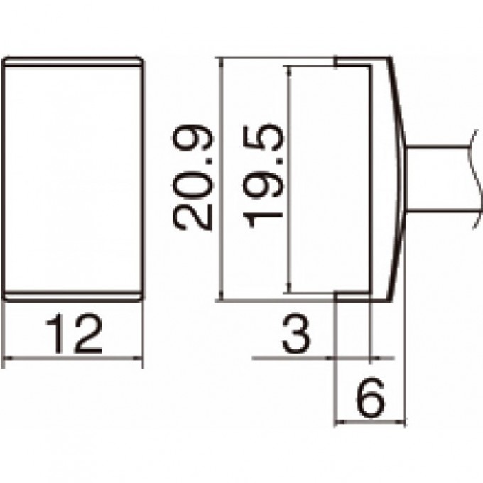 Наконечник HAKKO T12-1010