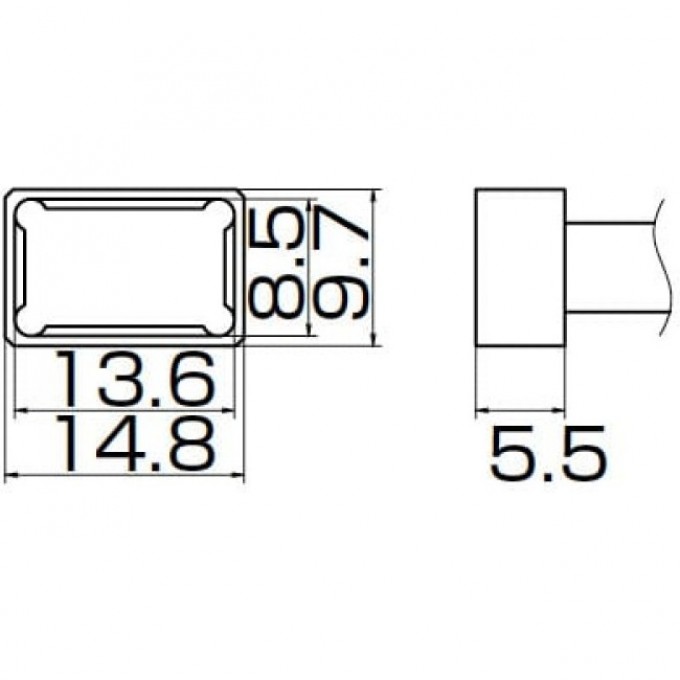 Наконечник HAKKO T12-1201