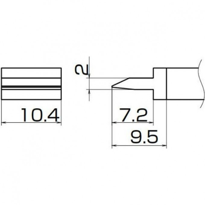Наконечник HAKKO T12-1401