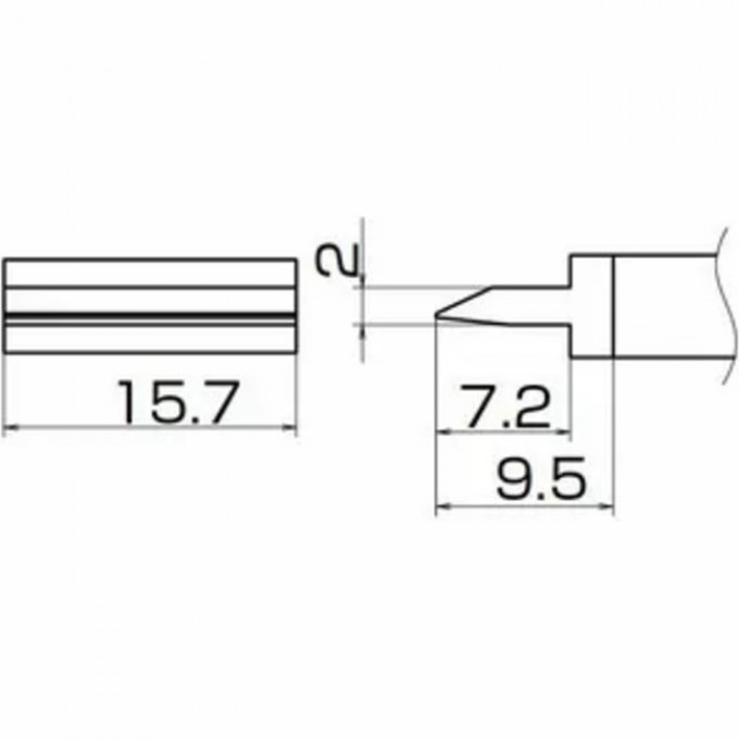 Наконечник HAKKO T12-1402