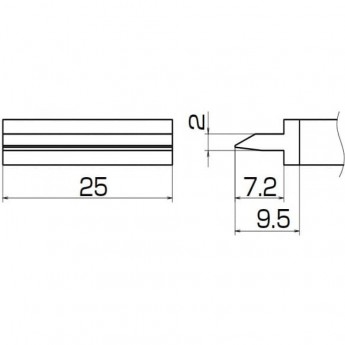 Наконечник HAKKO T12-1404