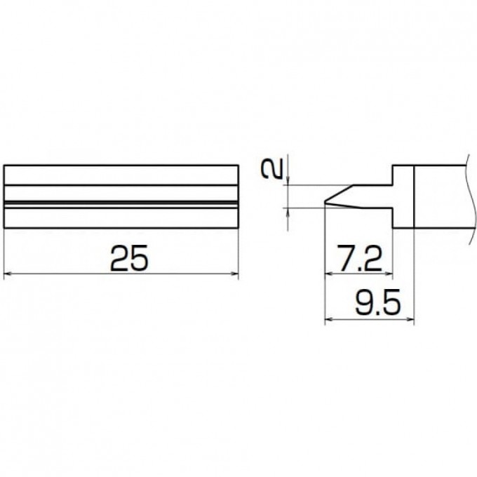 Наконечник HAKKO T12-1404