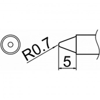 Наконечник HAKKO T12-B3