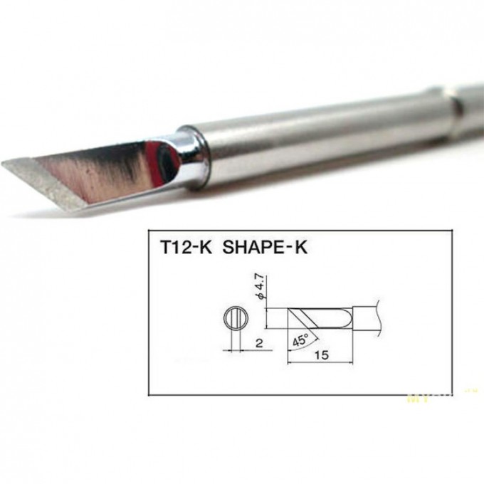 Наконечник HAKKO T12-K