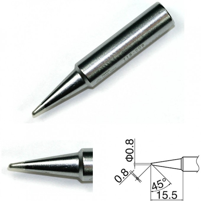 Наконечник HAKKO T18-C08
