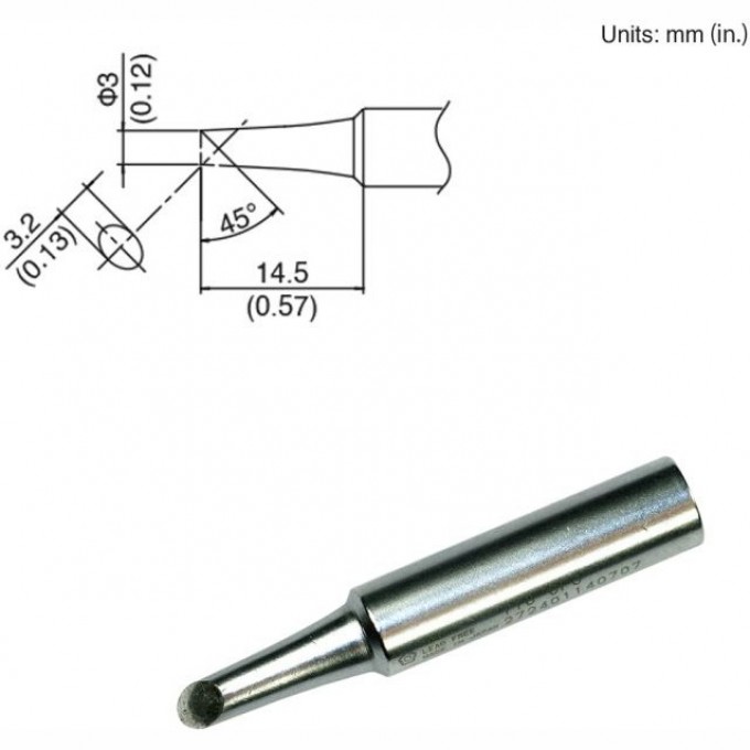 Наконечник HAKKO T18-CF3