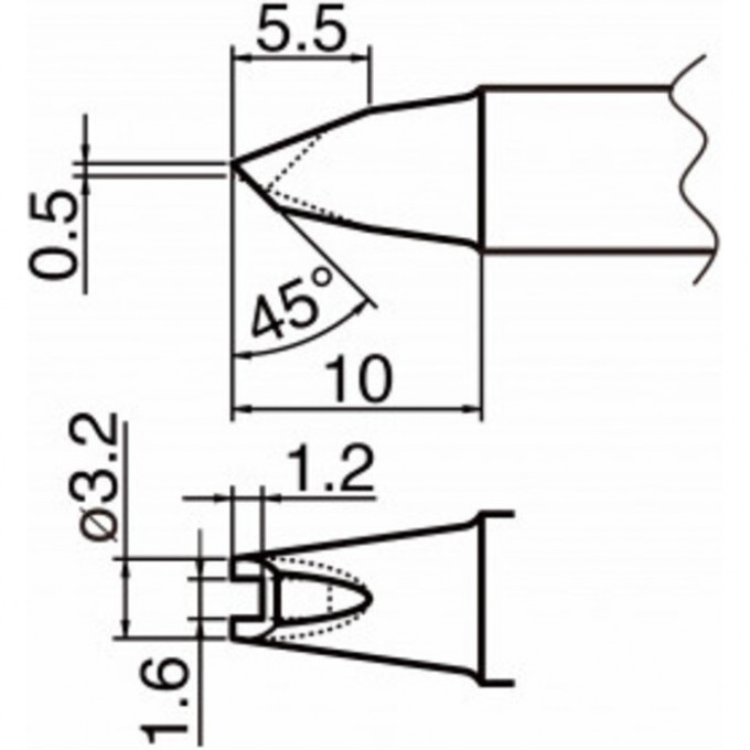Наконечник HAKKO T20-1611