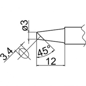 Наконечник HAKKO T20-BCF3