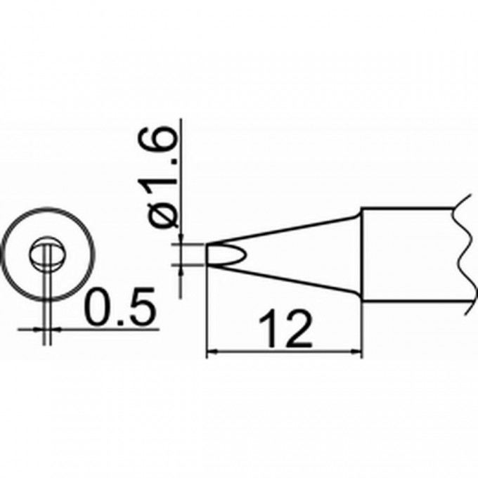 Наконечник HAKKO T20-D16