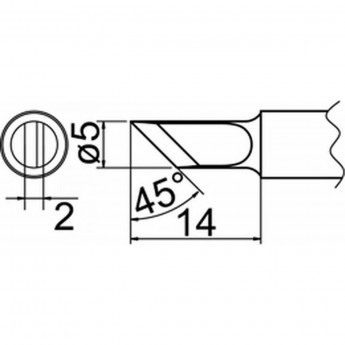 Наконечник HAKKO T20-K