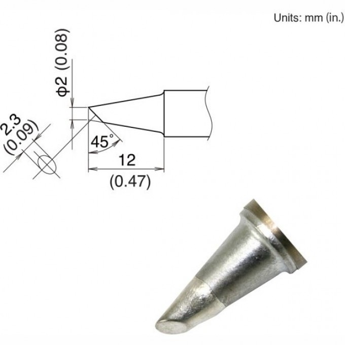 Наконечник HAKKO T22-BC2