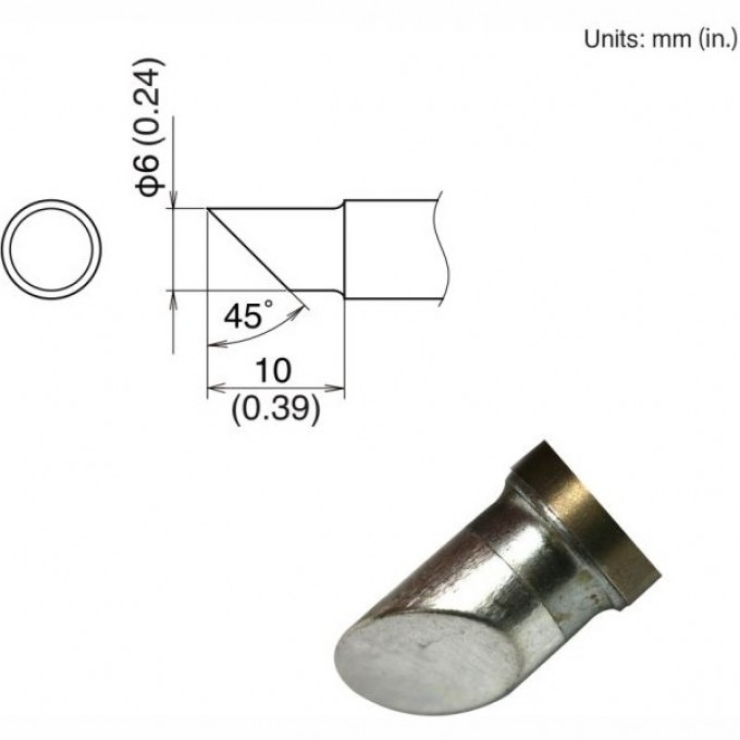 Наконечник HAKKO T22-C6