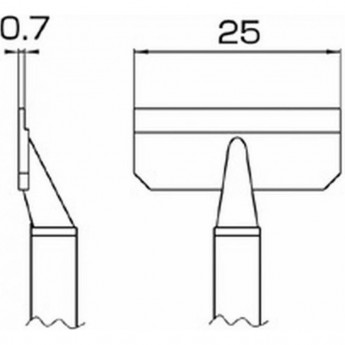 Наконечник HAKKO T8-1011