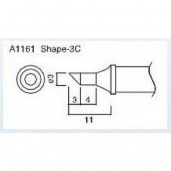 Сменная головка HAKKO A1161 для станций 838