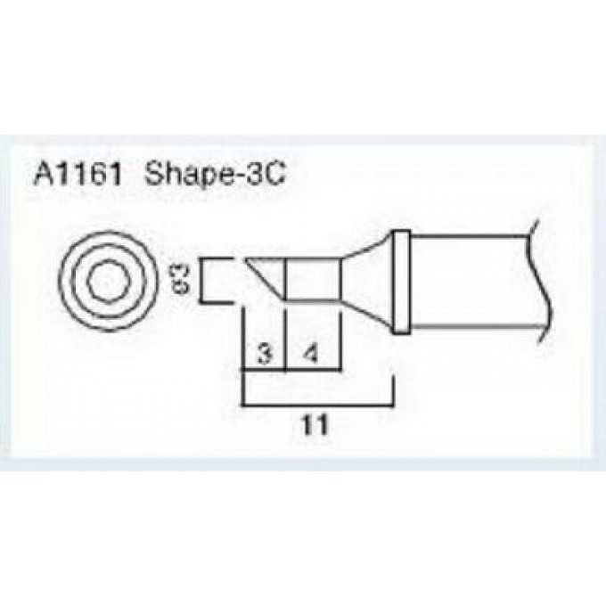 Сменная головка HAKKO для станций 838 A1161