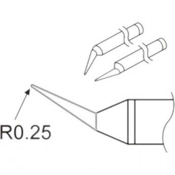 Сменная головка HAKKO A1389 для термопинцета HAKKO 950 (C1311), 0.5I