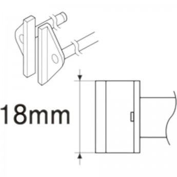 Сменная головка HAKKO A1383 для термопинцета HAKKO 950 (C1311), 18L