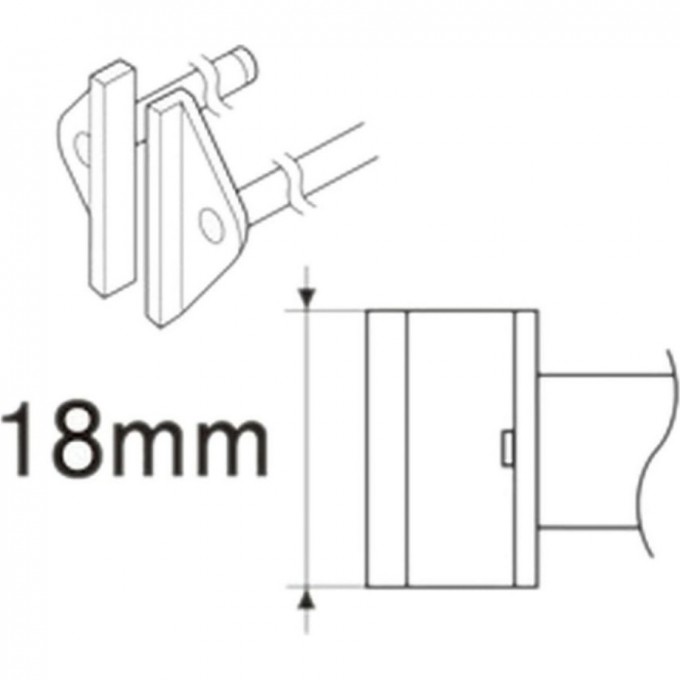 Сменная головка HAKKO для термопинцета HAKKO 950 (C1311), 18L A1383