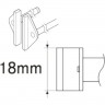 Сменная головка HAKKO для термопинцета HAKKO 950 (C1311), 18L A1383